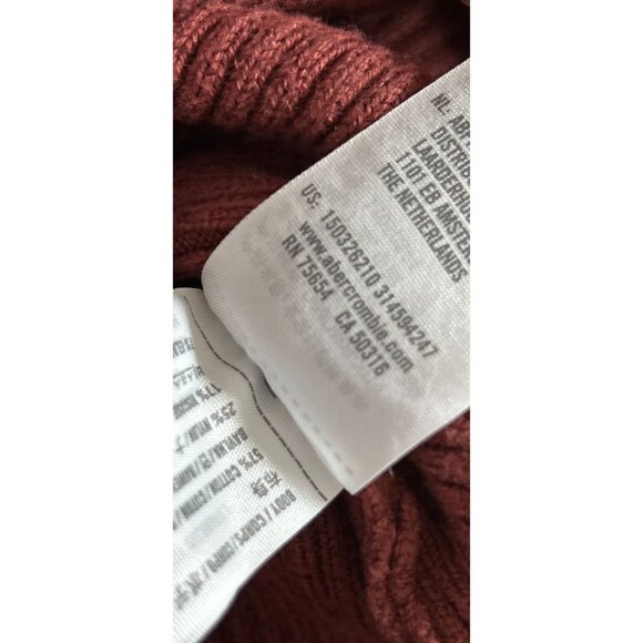 Abercrombie & Fitch Sweater Bodysuit Knit Cotton Blend sweetheart neckline Size - Picture 9 of 9